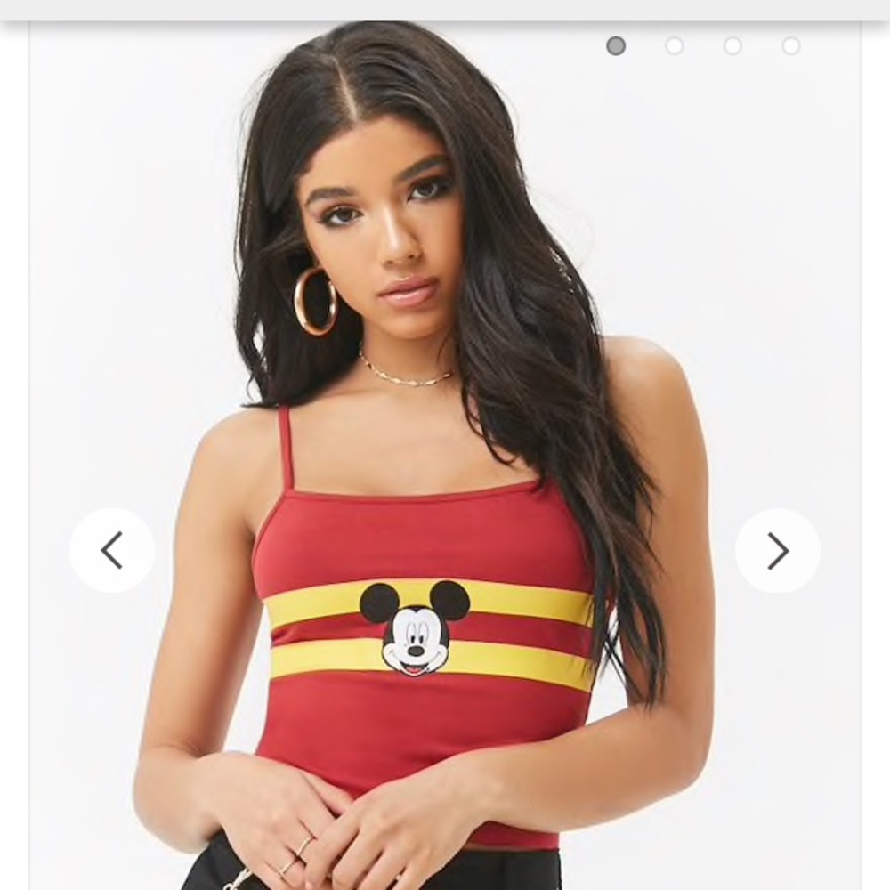 Mickey Mouse Patch Crop Cami